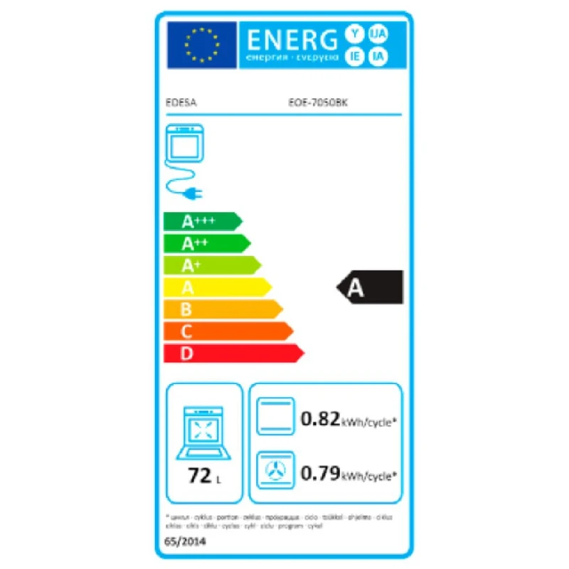 Фурни за вграждане Фурна за вграждане Edesa EOE-7050 FWH