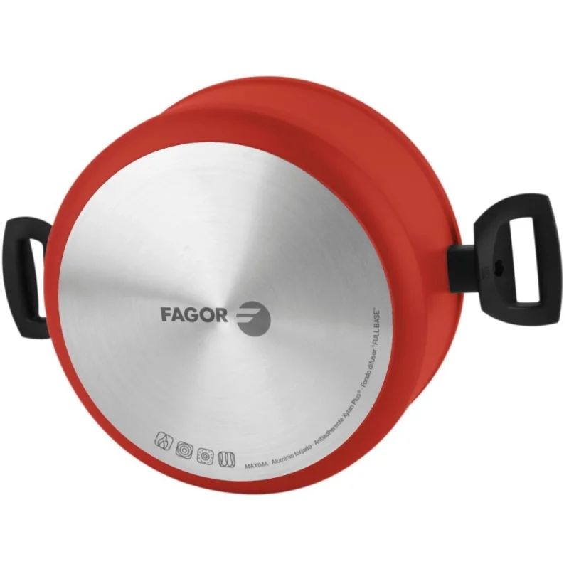 Тенджери и тигани Тенджера Fagor Maxima 20 Червена